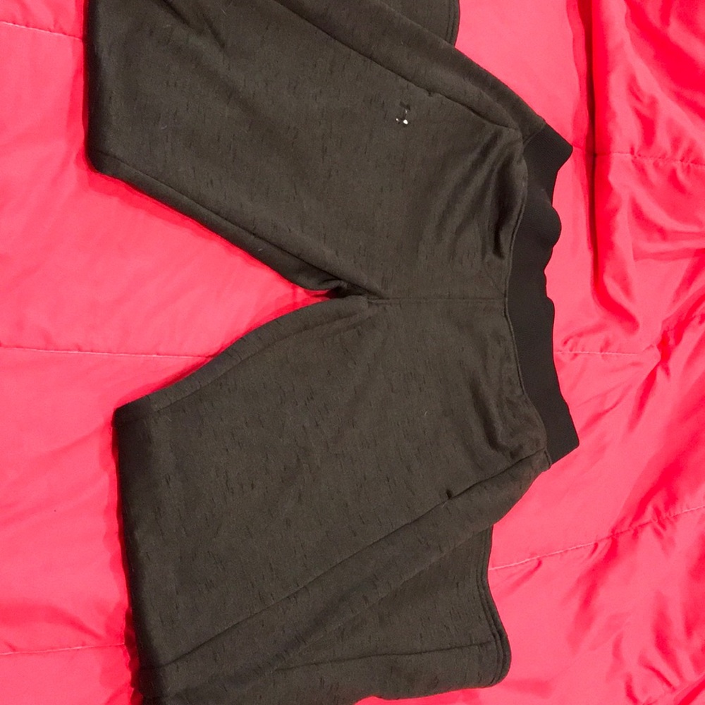 Black open leg sweat pants excellent condition